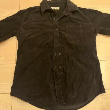 black dog 코듀로이 긴팔 셔츠 M 사이즈 블랙