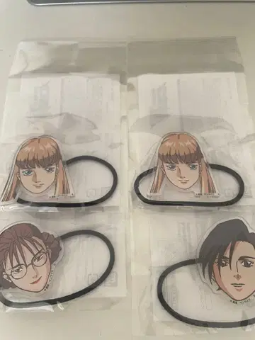 건담 W 머리끈 4개 세트