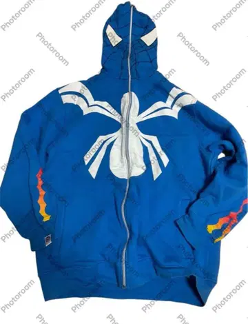 2XL 사이즈 스파이더맨 풀 집업 후드티