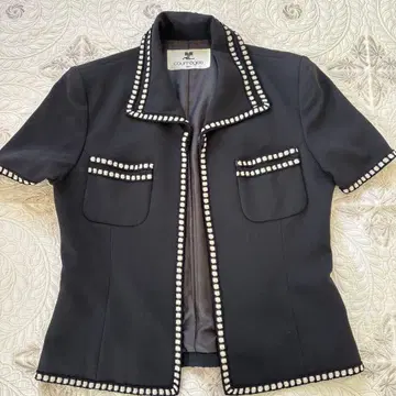 쿠레쥬 9호 자켓 블랙