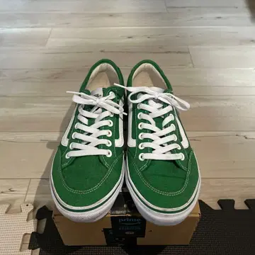 그린 캔버스 로우컷 스니커즈
