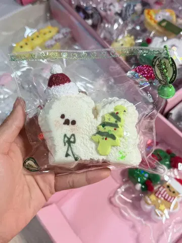 크리스마스 한정판 초두꺼운 크리스마스 강아지 스퀴즈