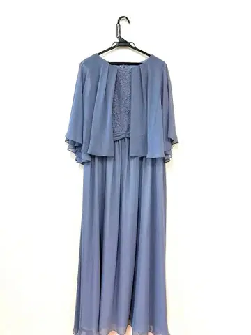 도쿄 소와르 블루 롱 드레스 사이즈 42 ( L L )