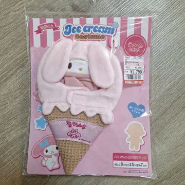 미사용 새상품 My Melody 아이스크림 코스튬 마이멜로디