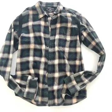 THE CRIMIE 클라이미 옴브레 체크 셔츠 플란넬 셔츠 S