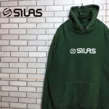 SILAS 사이러스 후드티 빅 로고 자수 빅 실루엣 스케이터!