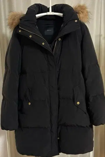 스픽앤스팬 다운 코트 블랙 38