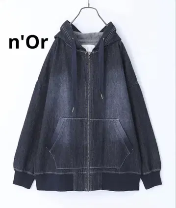 n'Or 코튼 데님 후드티 오샤레 워커 LL 3L