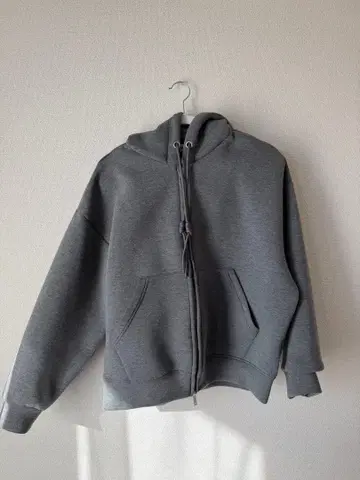 ZARA 자라 S 본딩 후드티 종이상자 후드티 그레이