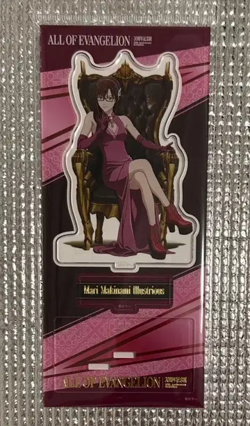 에반게리온 30주년 기념전 아크릴 스탠드 마리 플라이어 포함