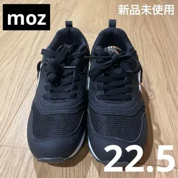 moz 블랙 스니커즈 22.5cm