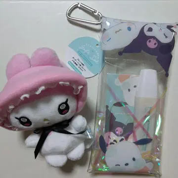 시나몬 롤 문구 기프트 세트와 봉제 인형