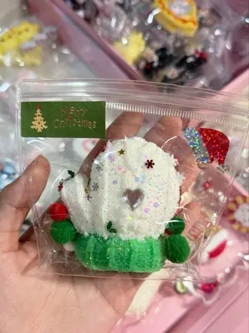 크리스마스 한정판 따뜻한 니트 장갑 스퀴즈