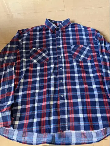 USA AMERICAN EDITION 프린트 플란넬 셔츠 80s