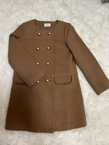 le.coeur blanc 코트 브라운 38 M 사이즈