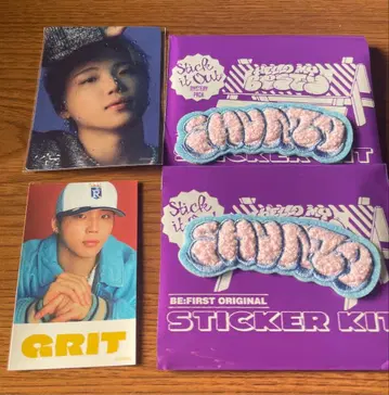 BE:FIRST 슈노 모코모코 자수 스티커 & 선착순 혜택 스티커