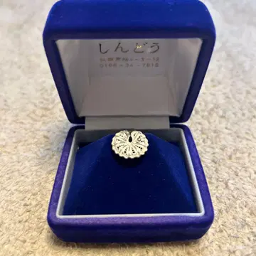 아키타 은선 세공 금은선 공방 신도 타이핀 실버