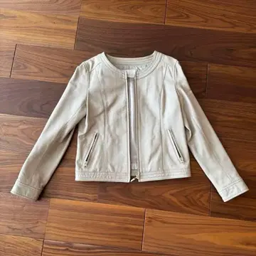 anySiS 가죽 자켓 M 사이즈 베이지