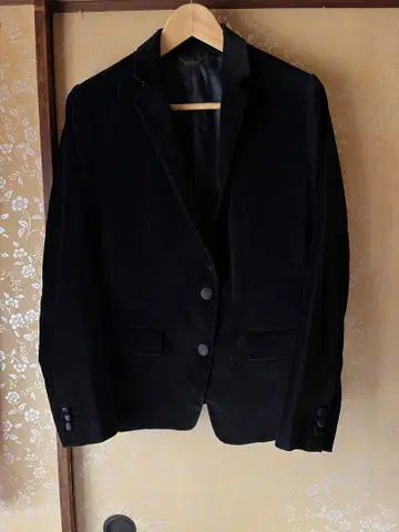 벨벳 자켓 Black
