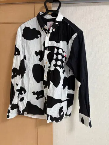 KAWATANI SHIRT 카우 패턴 긴팔 셔츠 L 사이즈