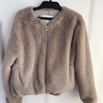 SLOBE IENA 베이지 보아 자켓