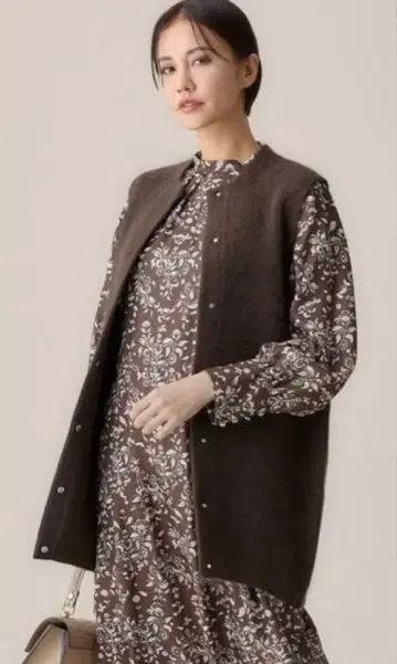 자유구 모헤어 니트 베스트 사이즈 38