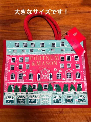FORTNUM & MASON 크리스마스 에코백 [ 빅 사이즈 ]