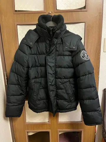 Abercrombie & Fitch 후드 부착 자켓 네이비