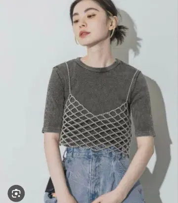 JEANASIS 모듬 비즈 뷔스티에 실버