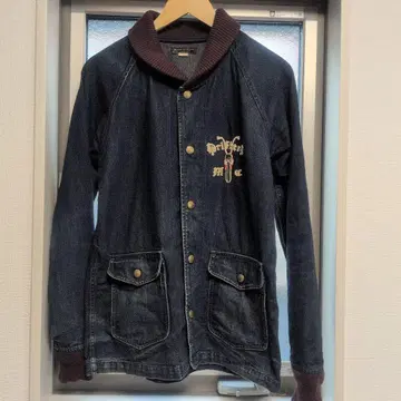 웨스트 라이드 데님 커버올 38