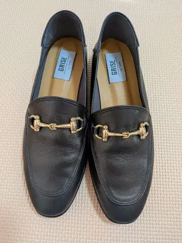 새상품급 루탈론 GRISE 가죽 비트 바부쉬 23.5