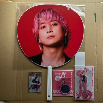 Snow Man ON 굿즈 사쿠마 다이스케 부채 스티커 아크릴 스탠드