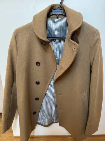 M 사이즈 SUIT SELECT 베이지 코트 울 정장 셀렉트