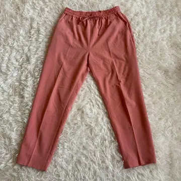 a.v.v 여성용 캐주얼 팬츠 M 핑크 허리밴딩 스트레치