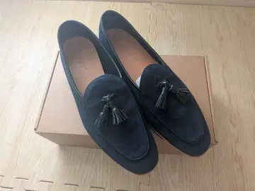 42ND ROYAL HIGHLAND 태슬 장식 네이비 로퍼