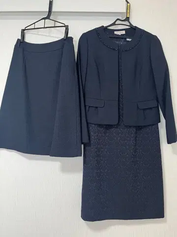 RIFANNE 도쿄 소와르 네이비 포멀 슈트 세트 9호