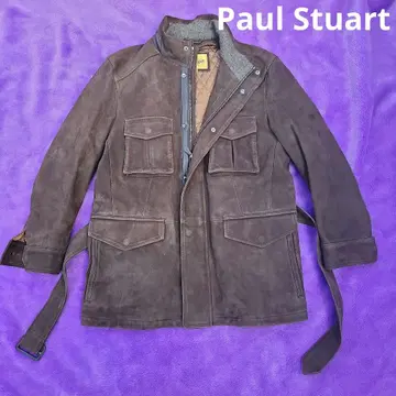 Paul Stuart 폴 스튜어트 라이너 포함 가죽 자켓 L