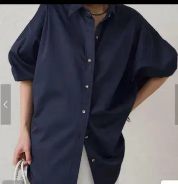 네이비 긴팔 셔츠 사이즈 F