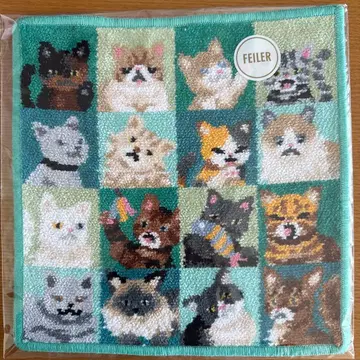 FEILER 페이러 룩! 마이캣 손수건 미사용 새상품