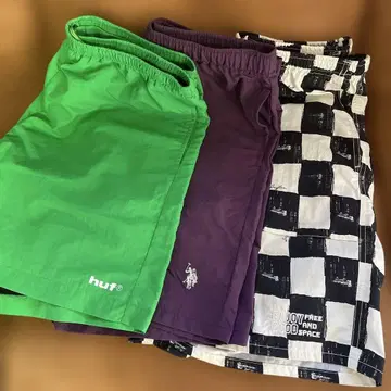 HUF.POLO.BAYFLOW 숏팬츠 3점