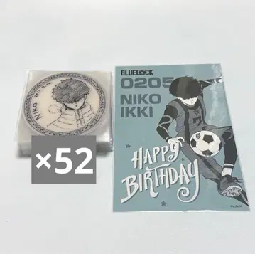 블루 록 니코 이치카 클리어 시트 프린세스 카페 벌스데이 엽서