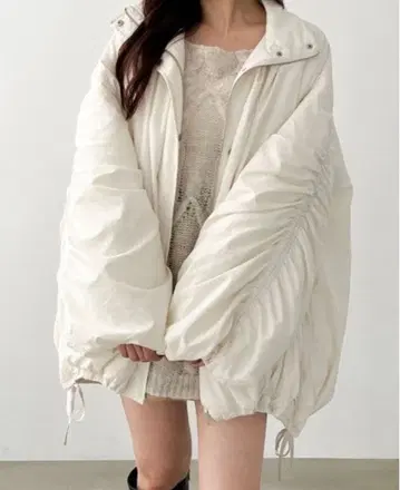 Heather 볼륨 개더 블루종