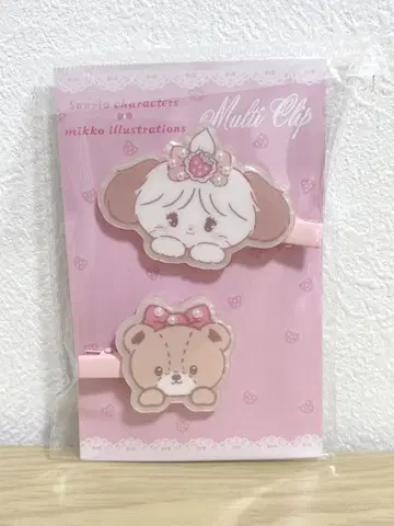 산리오 mikko 멀티 클립 수플레 타이니 참 클립 굿즈