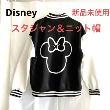 미사용 새상품 미니 마우스 바시티 자켓 모자 모노톤 무료배송
