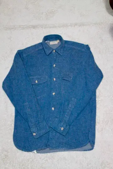 L.L. Bean Timberline Shirt 블루 데님 셔츠