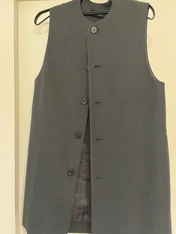 LOEFF 다크 그레이 베스트 사이즈 0