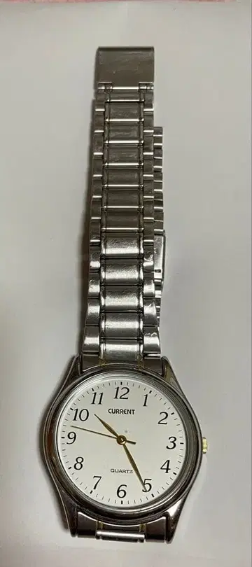 CURRENT 쿼츠 시계 실버