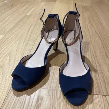 carino 네이비 오픈토 하이힐 23cm