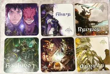 FF14 에오카페 코스터 6개 세트