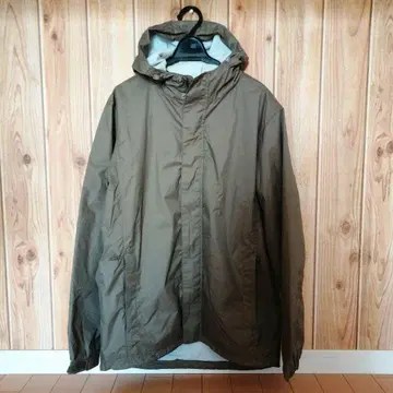 LL.Bean 후드 부착 나일론 자켓 올리브 카키